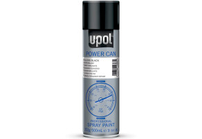 Фарба (емаль) для дисків U-POL Power Can™, 500 мл Аерозоль Чорний Глянець