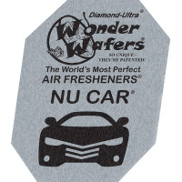 Ароматизатор в пластинці Wonder Wafers, 65 x 50 мм "Новий автомобіль" (Nu Car)