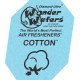 Ароматизатор у пластинці Wonder Wafers, 65 x 50 мм "Коттон" (Cotton)