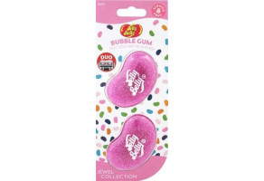 Ароматизатори для дефлектора автомобіля з блискітками Jelly Belly Bubble Gum Jewel, 2 x 14 г Жувальна гумка
