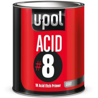 Грунт протравлюючий кислотний U-POL ACID#8, 1 л Сірий