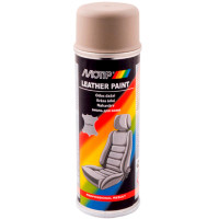 Фарба (емаль) для фарбування шкіри Motip Leather Paint, 200 мл Аерозоль Бежево-коричневий