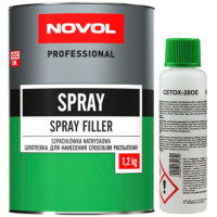 Шпаклівка напилювана Novol SPRAY, 1,2 кг