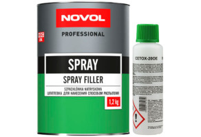 Шпаклівка напилювана Novol SPRAY, 1,2 кг