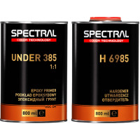 Грунт епоксидний Spectral Under 385 1:1, 800 мл + 800 мл Комплект Сірий