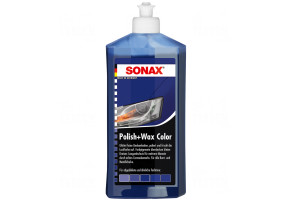 Кольоровий поліроль із воском SONAX Polish&Wax Color NanoPro, 250 мл Синій