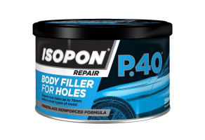 Шпаклівка для ремонту отворів із скловолокном ISOPON P.40 Body Filler for Holes, 250 мл