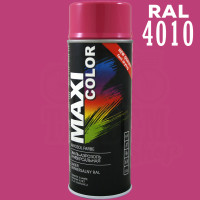 Фарба (емаль) універсальна Maxi Color, 400 мл Аерозоль Телемагента (RAL 4010)