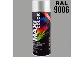 Фарба (емаль) універсальна Maxi Color, 400 мл Аерозоль Біло-алюмінієвий (RAL 9006)