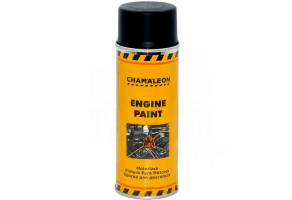 Фарба термостійка для двигуна Сhamaleon Engine Paint, 400 мл Аерозоль Чорний мат