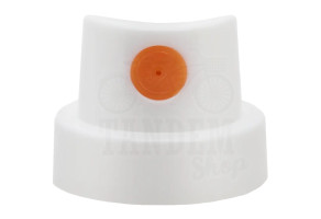 Ковпачок для балончика широкий Montana Fat Cap White/Orange (8 см)