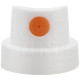 Ковпачок для балончика широкий Montana Fat Cap White/Orange (8 см)