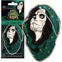 Автомобильный ароматизатор Aroma Car Dia De Los Muertos, Green Diamond Girl