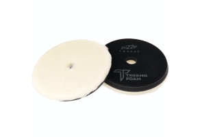 Полірувальний круг з ворсом (ротор) ZviZZer Thermo Wool Pad, Ø 140 х 20 х 125 мм Чорний (М'яка основа)