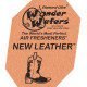 Ароматизатор у пластинці Wonder Wafers, 65 x 50 мм "Нова Шкіра" (New Leather)