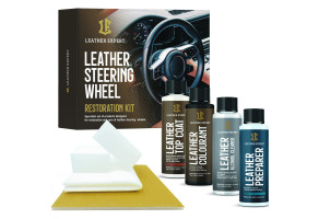 Комплект для реставрації та відновлення шкіри керма Leather Expert Steering Wheel Restoration Kit, Чорний