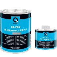 Ґрунт-наповнювач акриловий Q-Refinish 40-240 4:1 HS, 1 л + 250 мл Сірий