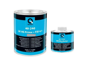 Ґрунт-наповнювач акриловий Q-Refinish 40-240 4:1 HS, 1 л + 250 мл Сірий