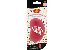 Ароматизатор для авто Полуничний дайкірі Cocktail Classics 3D Jelly Belly Strawberry Daiquiri, 18г