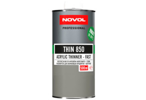 Розчинник для акрилових виробів Novol Thin 850 Fast, 500 мл Швидкий (15-20 °)