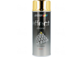 Фарба (емаль) декоративна з ефектом хром Motip Deco Effect Chrome, 400 мл Аерозоль Золото