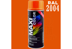 Фарба (емаль) універсальна Maxi Color, 400 мл Аерозоль Помаранчевий (RAL 2004)