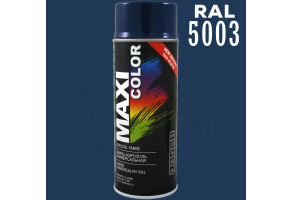 Фарба (емаль) універсальна Maxi Color, 400 мл Аерозоль Сапфірово-синій (RAL 5003)