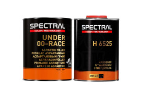 Грунт-наповнювач аспартановий Spectral Under 00-RACE 1:1, 700 мл + 700 мл Комплект Чорний