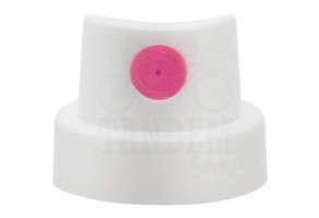 Ковпачок для балончика широкий Montana Fat Cap White/Pink (12 см)