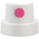 Ковпачок для балончика широкий Montana Fat Cap White/Pink (12 см)
