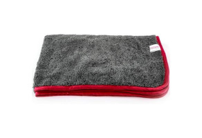 Мікрофібра оверлочена одностороння SGCB Edge Wax Towel, 40 x 60 см 380 гр/м2, сіра
