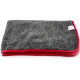 Мікрофібра оверлочена одностороння SGCB Edge Wax Towel, 40 x 60 см 380 гр/м2, сіра