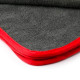 Мікрофібра оверлочена одностороння SGCB Edge Wax Towel, 40 x 60 см 380 гр/м2, сіра