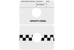 Тест картка металева Car System Spray Out Cards Metall, Біла