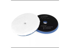 Полірувальний круг мікрофібровий ZviZZer Thermo Microfiber Pad, Ø 160 х 20 х 150 мм Синій (Середньої жорсткості основа)