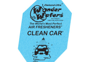 Ароматизатор в пластинці Wonder Wafers, 65 x 50 мм "Чистий автомобіль" (Clean Car)