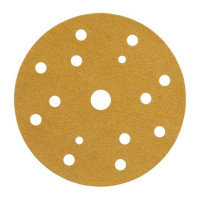 Круг шліфувальний абразивний (15 отворів) 3M Hookit™ 255P+ Gold, Ø 150 мм P80