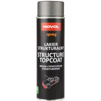 Фарба (емаль) структурна для пластику Novol Spray, 500 мл Аерозоль Антрацит
