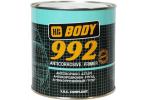 Грунт алкідний антикорозійний HB BODY 992, 1 кг Чорний