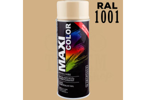 Фарба (емаль) універсальна Maxi Color, 400 мл Аерозоль Бежевий (RAL 1001)