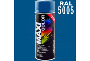 Фарба (емаль) універсальна Maxi Color, 400 мл Аерозоль Сигнальний синій (RAL 5005)