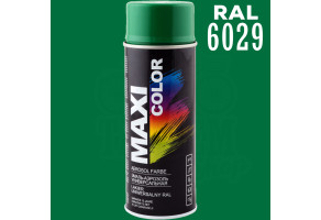 Фарба (емаль) універсальна Maxi Color, 400 мл Аерозоль М'ятно-зелений (RAL 6029)