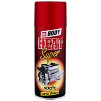Термостійка фарба HB BODY Spray Super texture Ferrari Red, 400 мл Аерозоль Червоний