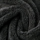 Мікрофібра оверлочена одностороння SGCB Edge Wax Towel, 40 x 60см 380 гр/м2, чорна