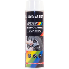 Рідка гума (фарба-плівка) Motip Removable Coating, 500 мл Аерозоль Білий