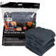 Мікрофібровий рушник Chemical Guys Happy Ending Edgeless Microfiber Towels, 40 x 40 см Чорний (1 шт.)