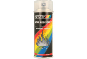 Лак термостійкий до 800 ° С Motip Heat Resistant, 400 мл Аерозоль