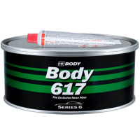 Шпаклівка з еластичним скловолокном HB BODY 617 NanoFiber, 1 кг