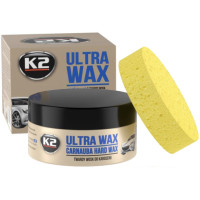 Віск твердий з карнаубою для кузову авто K2 ULTRA WAX, 250 г