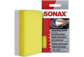 Губка для нанесення поліролей, восків, засобів догляду SONAX Application Sponge, 12 x 8 x 3,5 см